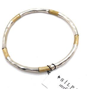 B3385 Retired Silpada Perfect Mix Stretch Bracelet